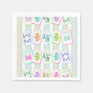 MAHJONG TILE NAPKIN