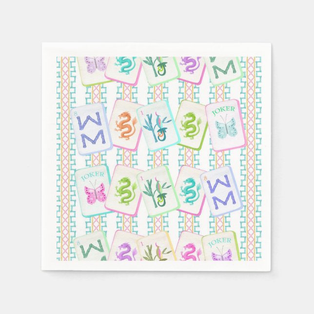 MAHJONG TILE NAPKIN (Front)