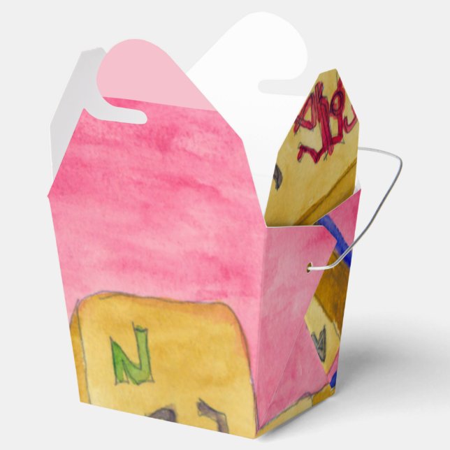 Mahjong Tiles Favor Box (Opened)