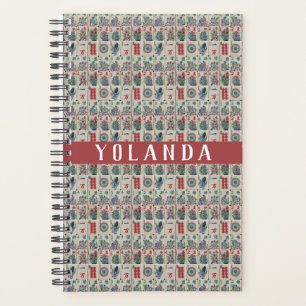 Mahjong Tiles Pattern Personalized Planner