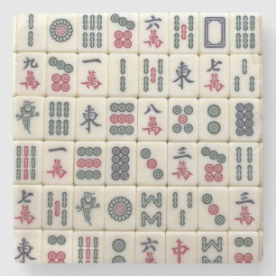 Mahjong Tiles Stone Coaster
