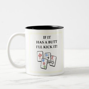mahjong Two-Tone coffee mug