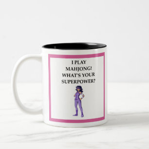 MAHJONG Two-Tone COFFEE MUG