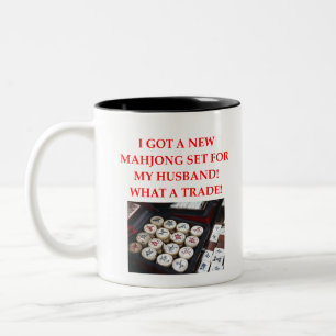 MAHJONG Two-Tone COFFEE MUG