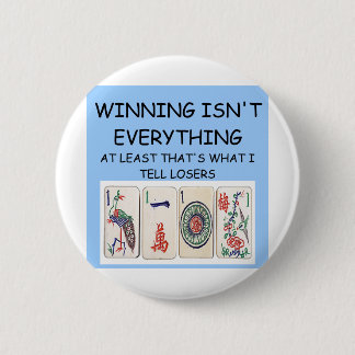 MAHJONG winner 2 Inch Round Button