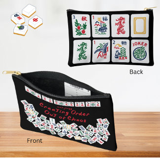 MahJongg Creating Order out of Chaos Small Accessory Pouch