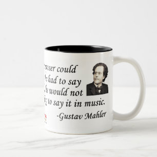 Mahler on Composing Two-Tone Coffee Mug