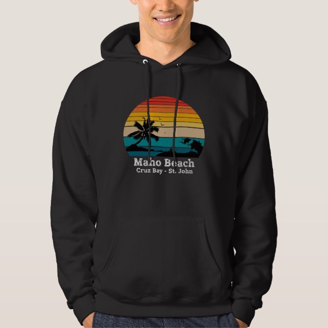 Maho Beach Cruz Bay - St. John Hoodie (Front)