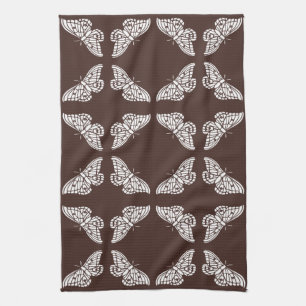 Mahogany Arts and Crafts Butterflies Kitchen Towel