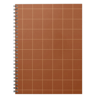 Mahogany Chequered Notebooks