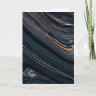 Mahogany Goldsheen Obsidian Card