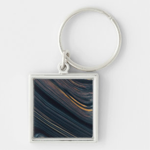 Mahogany Goldsheen Obsidian Keychain