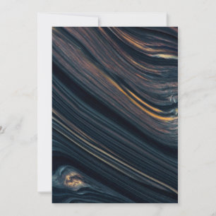 Mahogany Goldsheen Obsidian Thank You Card