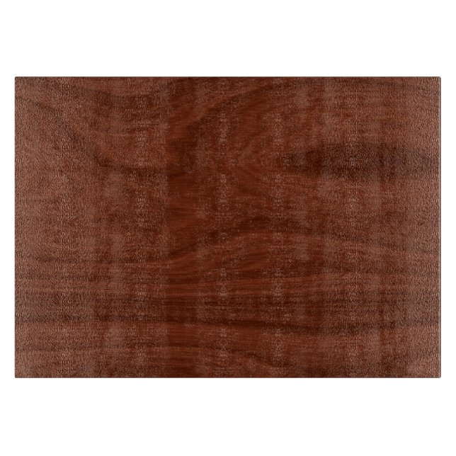 Mahogany Wood Pattern Look | Rustic Cutting Board (Front)