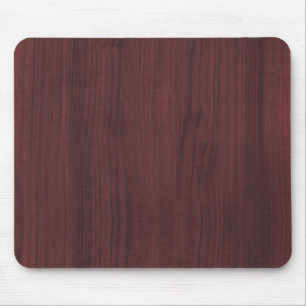 Mahogany wood texture mouse pad