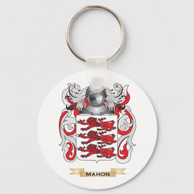 Mahon Coat of Arms (Family Crest) Keychain (Front)