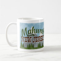Mahwah New Jersey Fun Retro Snowy Mountains