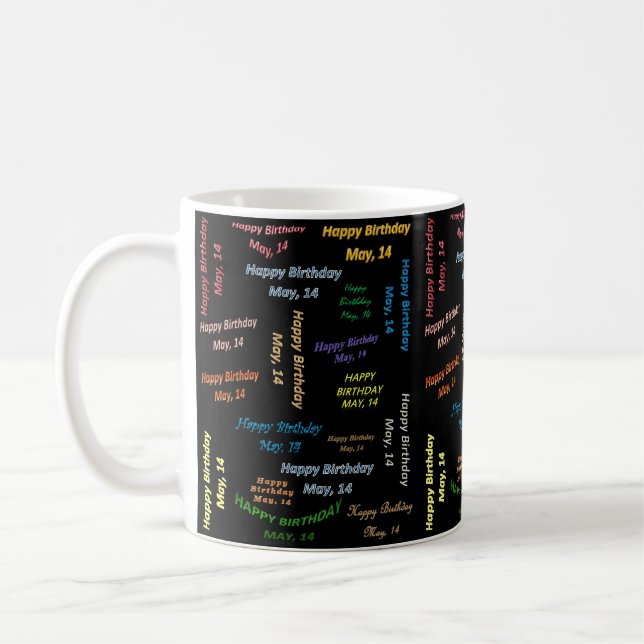 Mai, 14 Anniversaire Mug (Gauche)
