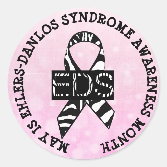 Mai est Ehlers-Danlos syndrome Stickers Mois (Devant)