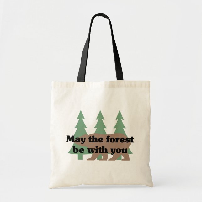 Mai la forêt soit avec vous sac fourre-tout (Devant)