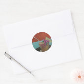 Mai Tai Classic Round Sticker (Envelope)