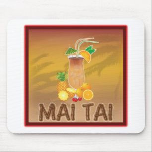 Mai Tai Cocktail Mouse Pad