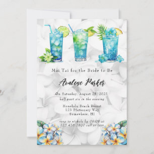 Mai Tai For The Bride To Be Shower Invitation