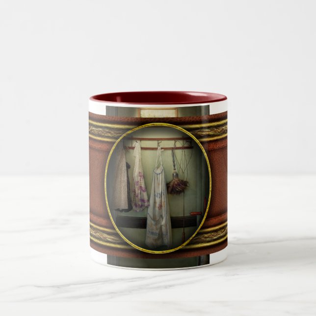 Maid - Always so much housework Two-Tone Coffee Mug (Center)