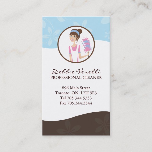 Maid Business Cards (Front)