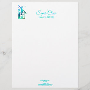 Maid Cleaning House professional Cleaning Services Letterhead