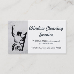 Maid Cleaning Service Cleaner Business Card