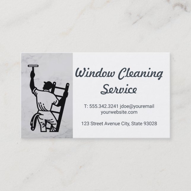 Maid | Cleaning Service Cleaner Business Card (Front)