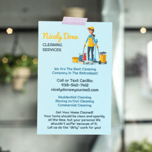 Maid Cleaning Services Flyer
