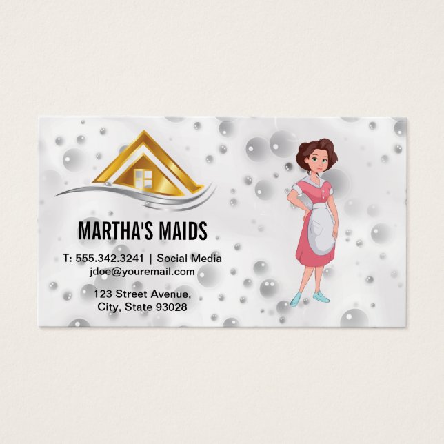 Maid | Logo de la maison | Boules de savon Suds (Devant)
