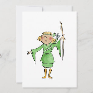 Maid Marian Invitation