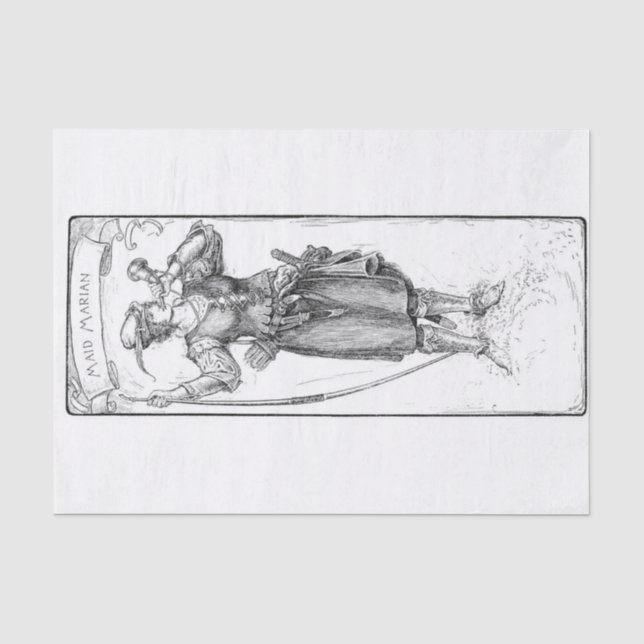 Maid Marian Tissue Paper (Front)