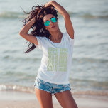 Maid of Honor Sage Green Matching Bridal Party T-Shirt<br><div class="desc">Are you looking for the perfect bachelorette party outfit? Group up with your girlfriends and pick out matching t-shirts for all of you! These sage green Maid of Honor shirts are perfect for a fun, laid-back bachelorette party. Pick from different bachelorette party themes to get inspired. Whether you're planning on...</div>
