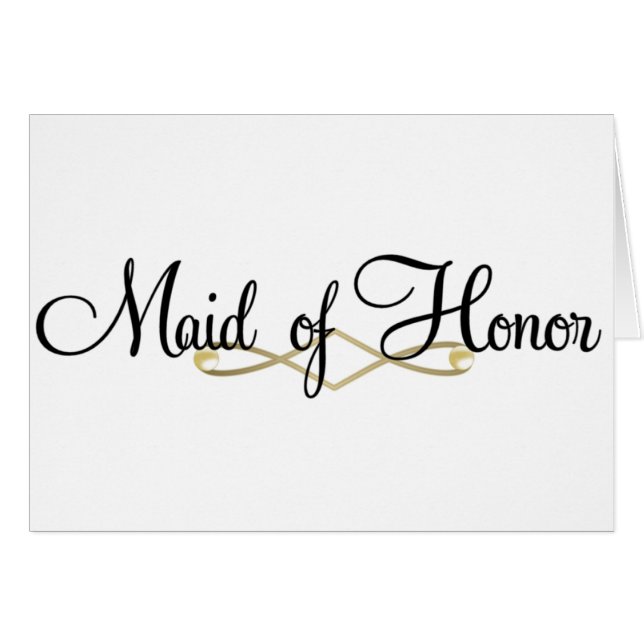 Maid of Honour (Front Horizontal)