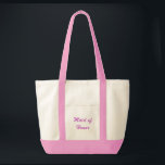 Maid of Honour/Bachelorette Party Tote Bag<br><div class="desc">Maid of Honour text design</div>