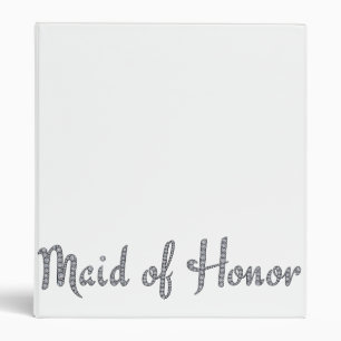 Maid of Honour bling binder