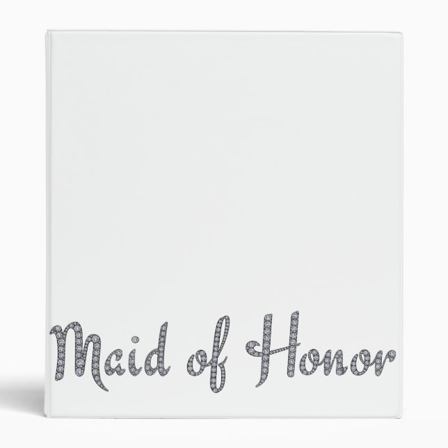 Maid of Honour bling binder (Front)