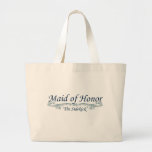 Maid of Honour bridal party tote bags<br><div class="desc">Maid of Honour 'Side Kick Bridal Party Tote bags for customization fun. For shirts and mugs with the same name please look through my gallery. Fill this bag with all customized things for your party</div>