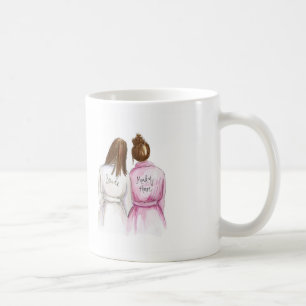 Maid of Honour? Brunette Bride Auburn Bun Maid Coffee Mug