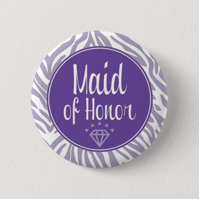 Maid of Honour Button (Front)