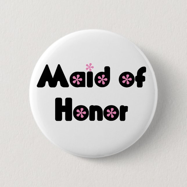Maid of Honour button (Front)