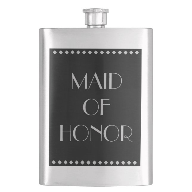 Maid of Honour Classic Flask (Front)