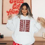 Maid of Honour Dark Red Matching Bridal Party Hoodie<br><div class="desc">Looking for the perfect bachelorette party outfit? Look no further than our personalized dark red Maid of Honour hoodie sweatshirts! These shirts are perfect for matching with your bridal party, and they're also great for fun bachelorette party themes. We have a variety of matching bachelorette shirts to choose from, so...</div>
