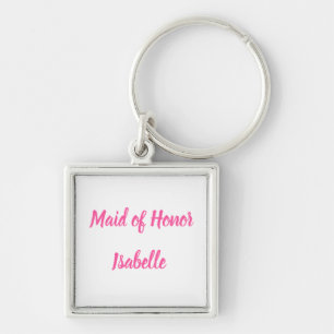 Maid of Honour Gifts Custom Name Gifts Wedding  Ke Keychain