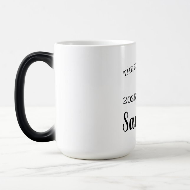 Maid of Honour, I do Crew, Personalize  Magic Mug (Left)