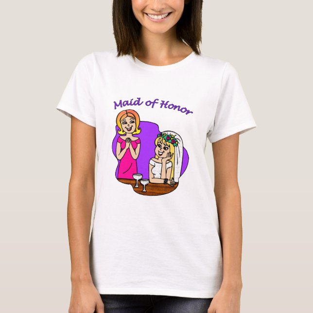Maid of Honour I T-Shirt (Front)